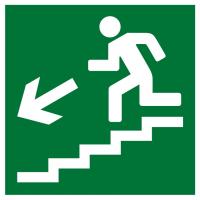 Е14.Направление к эвакуационному выходу по лестнице вниз