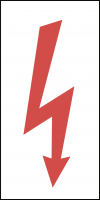 Знак-указатель для обозначения опасного места GD-45 "Красная стрела" (двухсторонний)