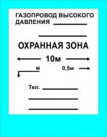 Знак «Закрепление трассы газопровода на местности»  ВРД 39-1.10-006-2000
