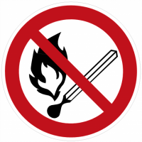 Р02.Запрещается пользоваться открытым огнем и курить