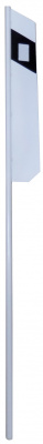 Металлический жесткий дорожный сигнальный столбик ГОСТ 32843 тип С1 