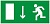 Е10.Указатель двери к эвакуационному выходу (левосторонний)
