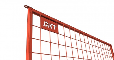 Передвижное (мобильное) ограждение DKT тип 2