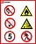 Информационный щит «Групповые знаки безопасности»